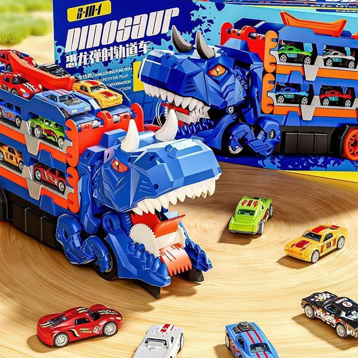 🚚 RoarRacer 3-in-1 Dinosaur Transport Truck 🦖