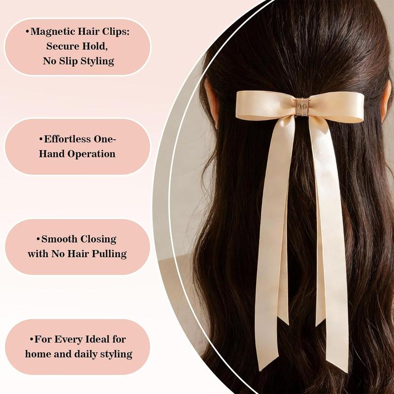 🎀 Strong Hold Magnetic Bow Hair Clips