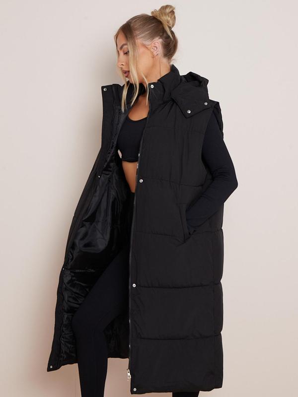 🧥Versatile Cotton Zip-Up Hooded Vest with Side Pockets ✨