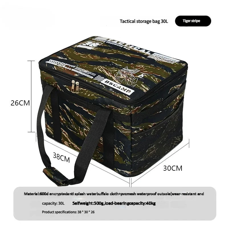 🔥Hot Sale 49% OFF🔥Large Capacity Outdoor Folding Storage Bag Waterproof Portable Camping & Picnic Organizer