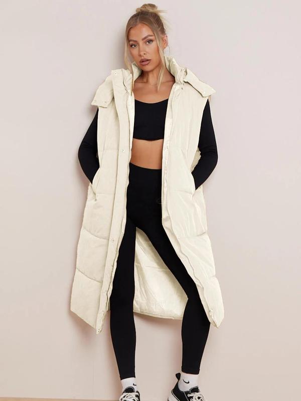 🧥Versatile Cotton Zip-Up Hooded Vest with Side Pockets ✨