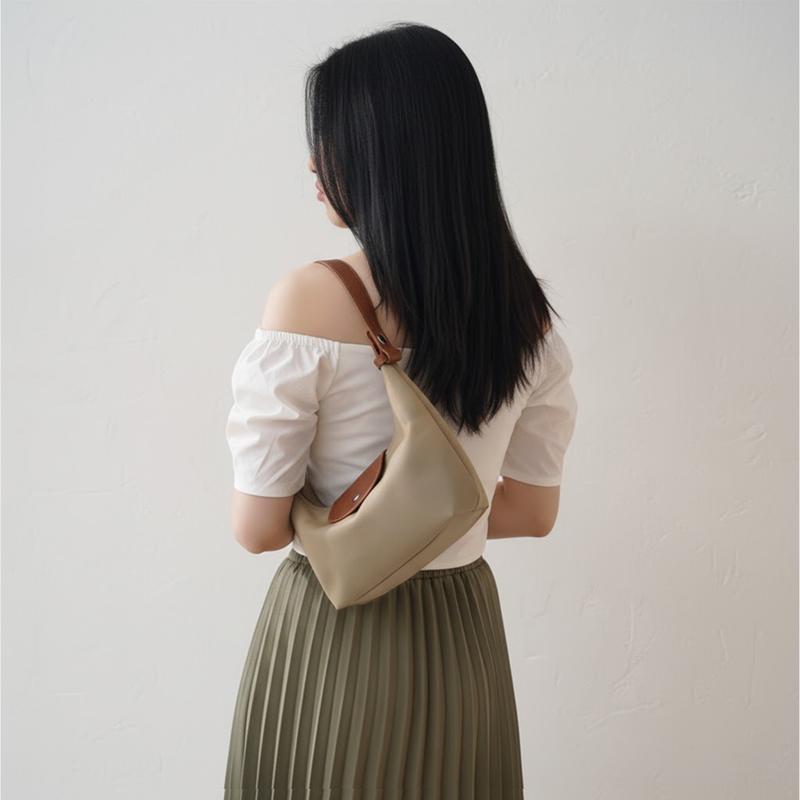 🌙 Lightweight Nylon Crescent Bag with Adjustable Strap ✨