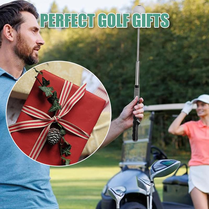 🏌️‍♂️Retractable Golf Swing Trainer – Click Sound Tempo & Grip Aid🎯