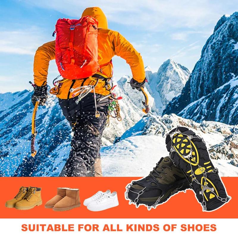 ❄️ Ice Cleats for Shoes/Boots | Anti-Slip Snow Grips 🚶