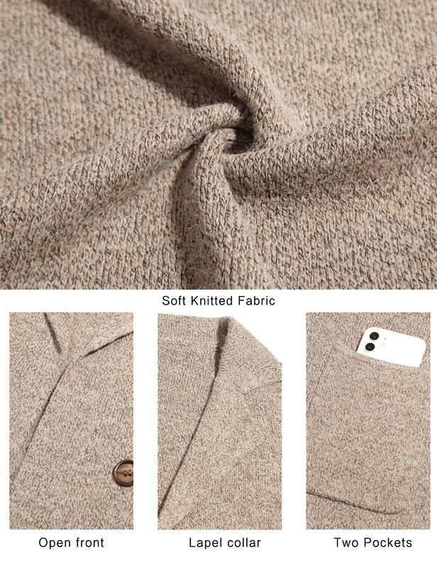 Fall Long Cardigan Sweaters for Women Trendy Open Front Coats Knit Winter Jackets Coatigan