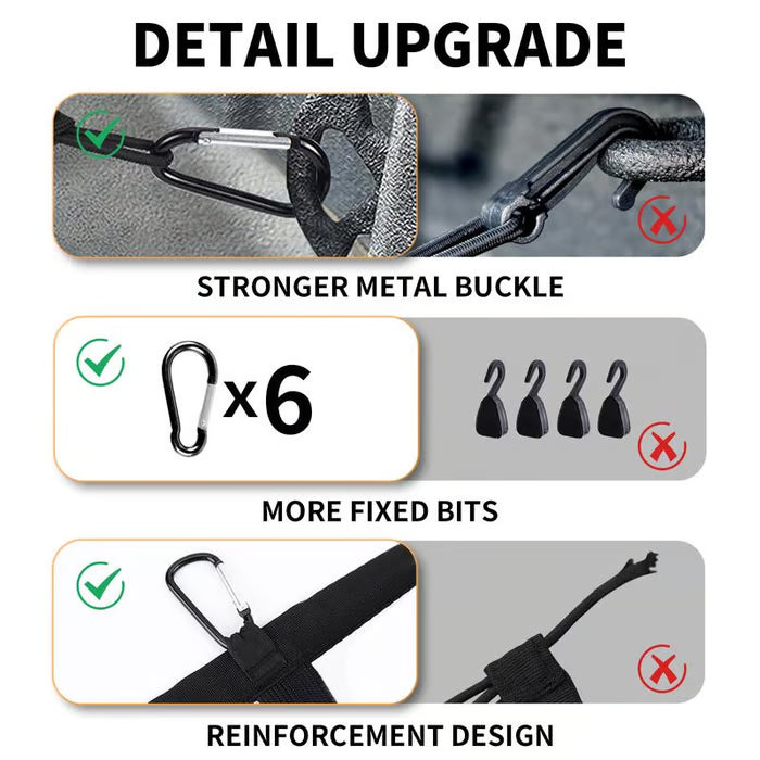 🔥Last Day Sale 49% OFF-Highly Elastic Cargo Net Truck Bed Cargo Mesh Organizer