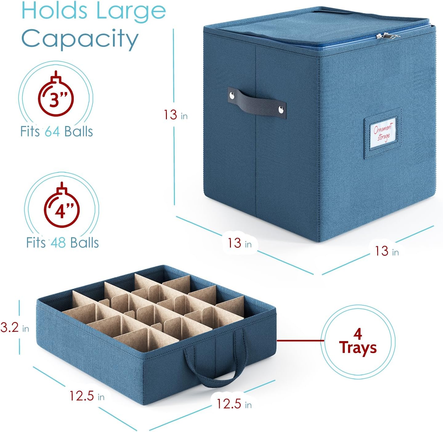 🎄 Christmas Ornament Storage Box🎁