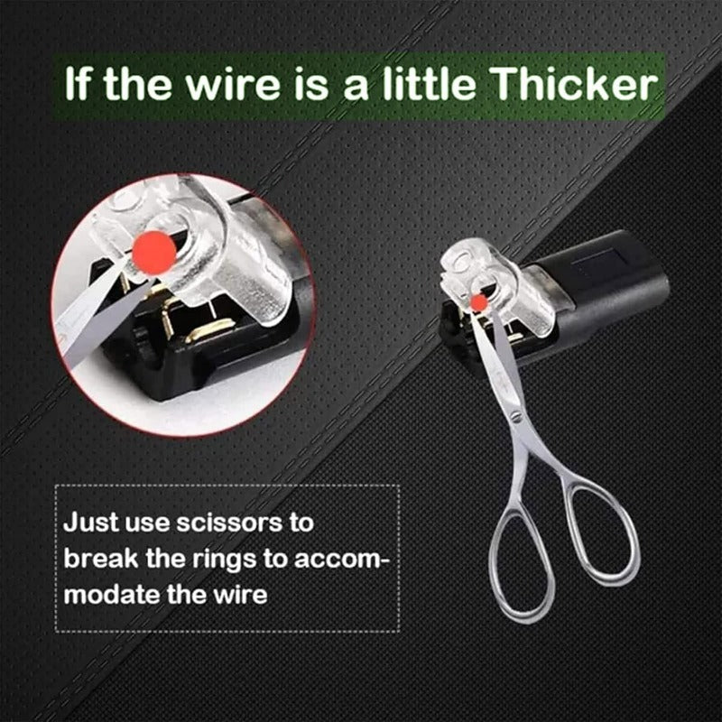 🔌Solderless Wire Connector – Compact Plug for LED Strips & 18–22 AWG Cables