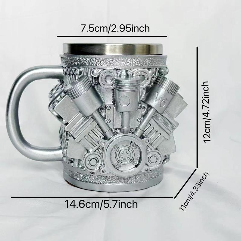 🚗Engine-themed coffee mug🛠️