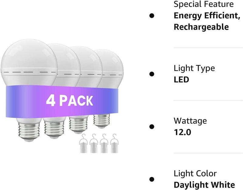 Rechargeable Emergency Light Bulbs 💡