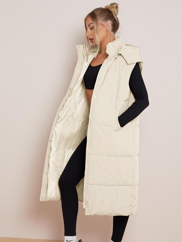 🧥Versatile Cotton Zip-Up Hooded Vest with Side Pockets ✨