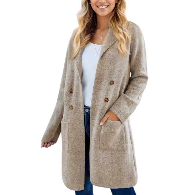 Fall Long Cardigan Sweaters for Women Trendy Open Front Coats Knit Winter Jackets Coatigan