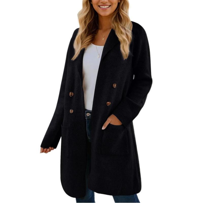 Fall Long Cardigan Sweaters for Women Trendy Open Front Coats Knit Winter Jackets Coatigan