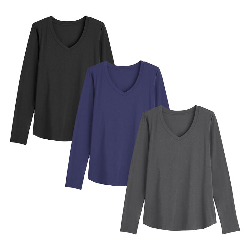 🍂 Women’s 3-Pack Long Sleeve Casual Fall Tops