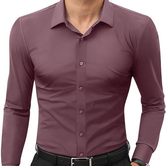 Men's 16-Way Stretch Slim Fit Dress Shirt