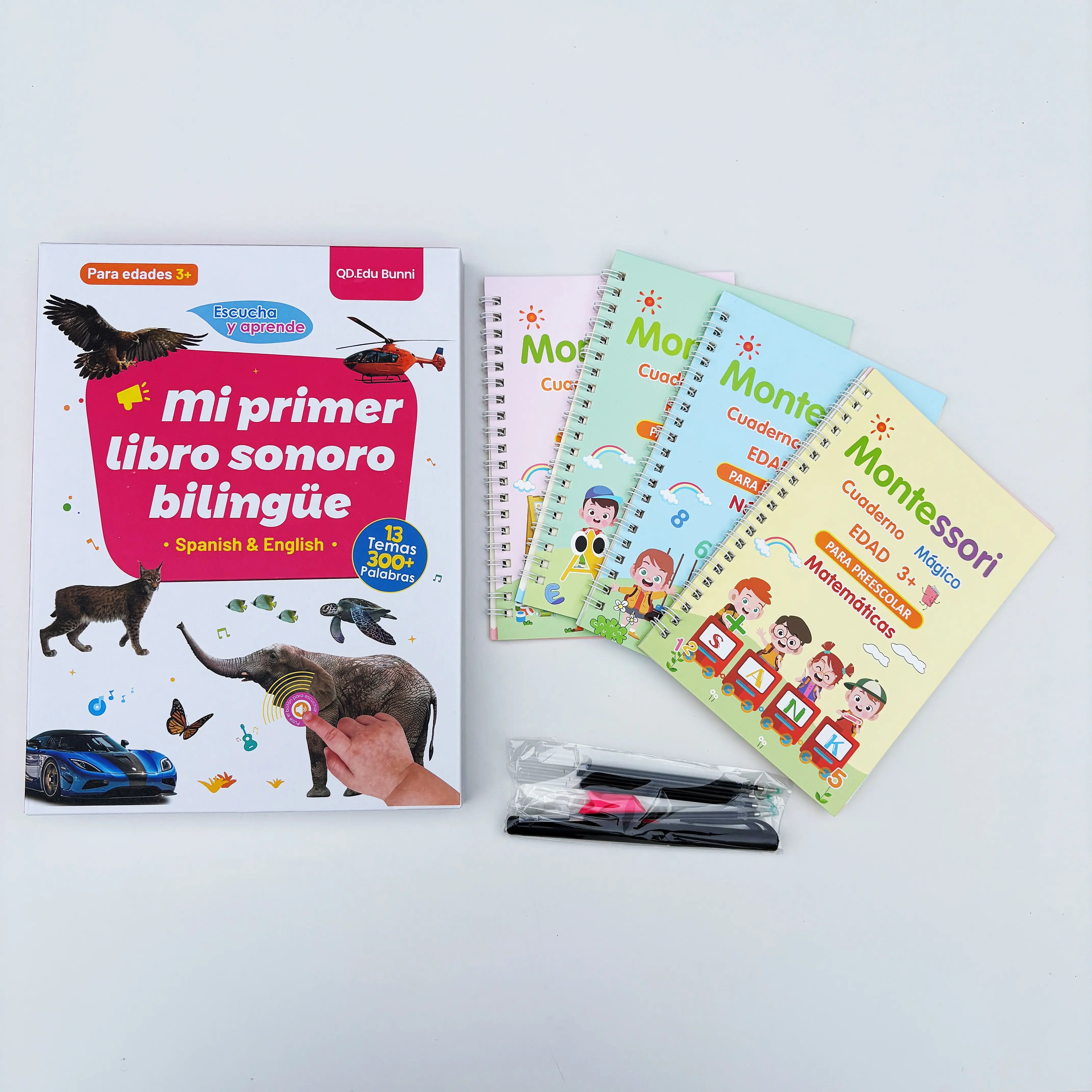 📚 Bilingual Sound Book | Interactive Educational Toy for Kids 1–6
