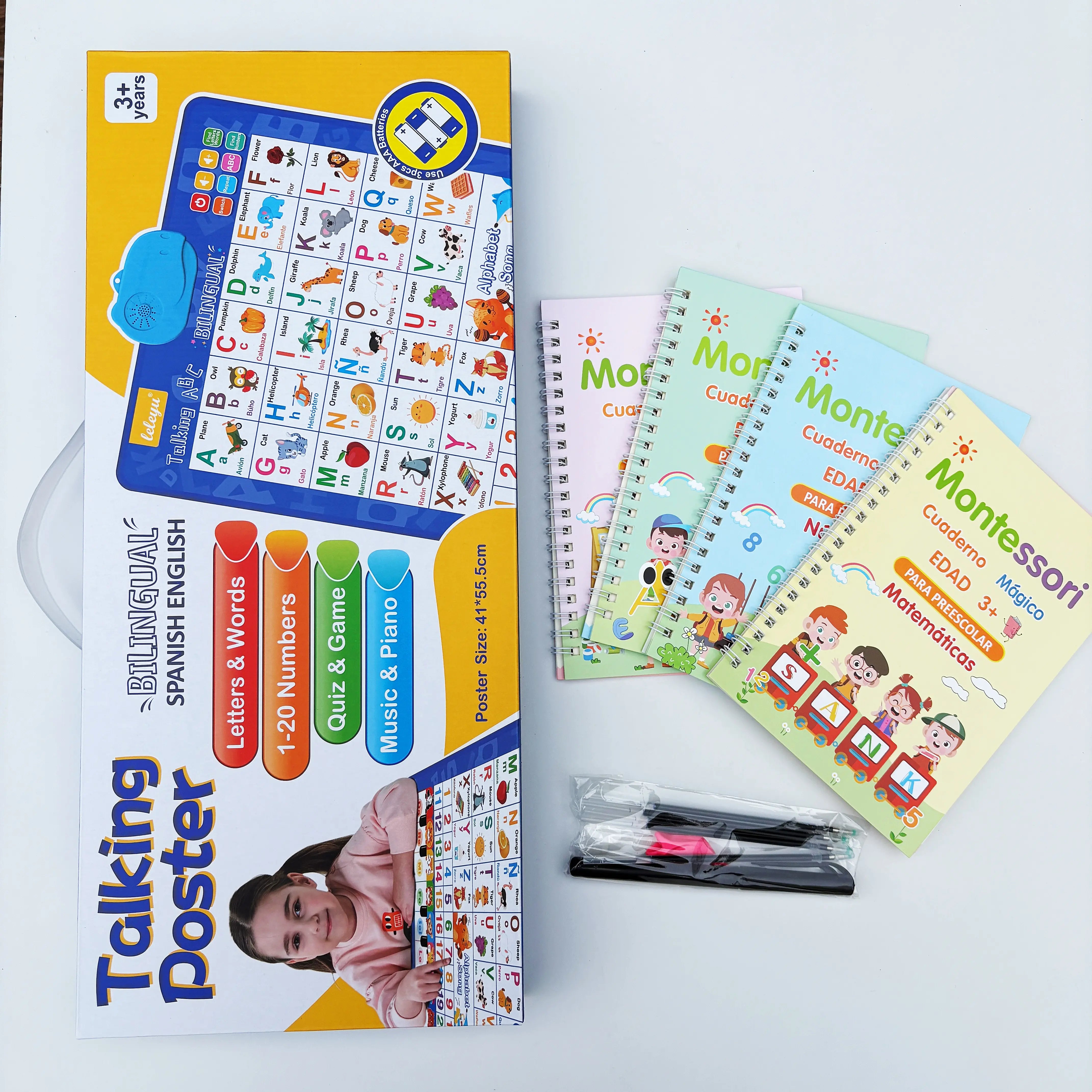 📚 Bilingual Sound Book | Interactive Educational Toy for Kids 1–6