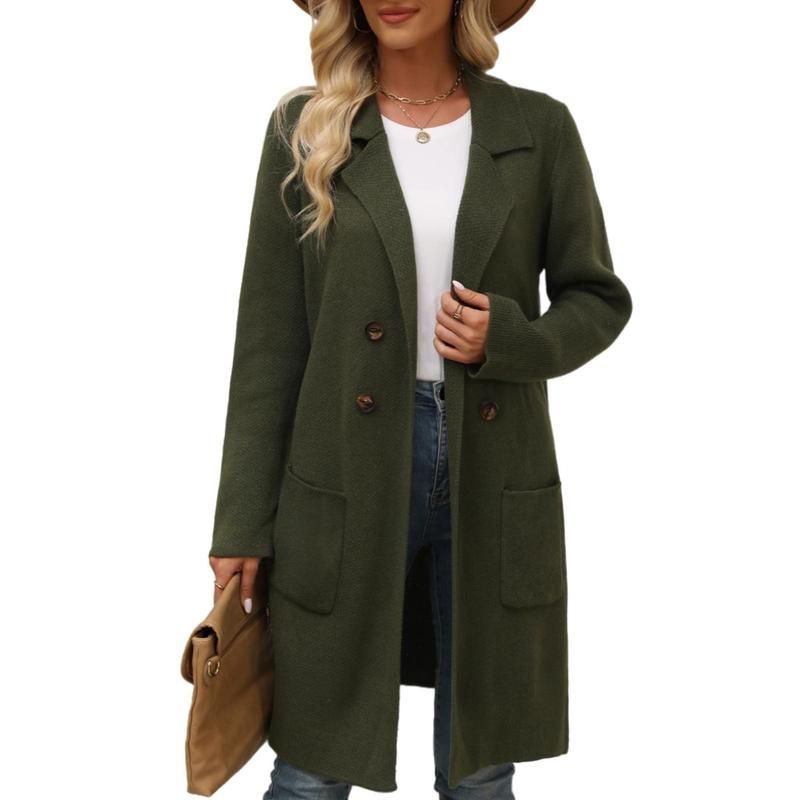 Fall Long Cardigan Sweaters for Women Trendy Open Front Coats Knit Winter Jackets Coatigan