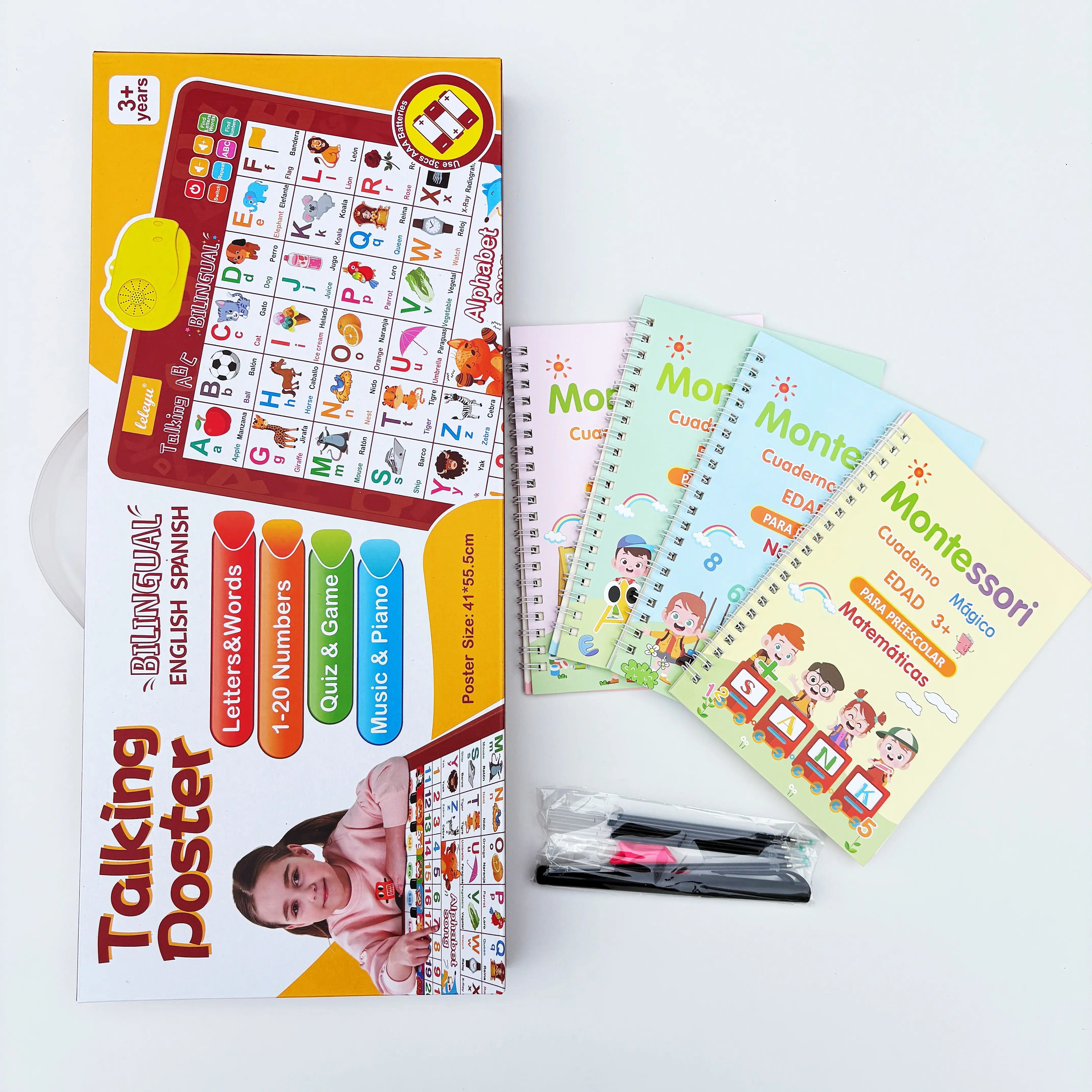 📚 Bilingual Sound Book | Interactive Educational Toy for Kids 1–6