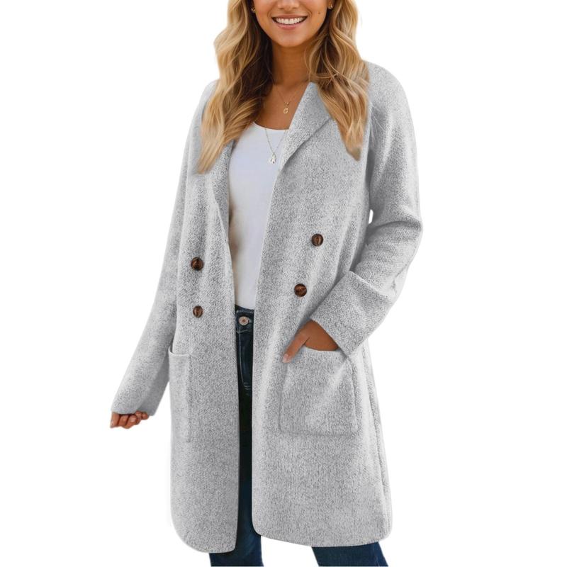 Fall Long Cardigan Sweaters for Women Trendy Open Front Coats Knit Winter Jackets Coatigan