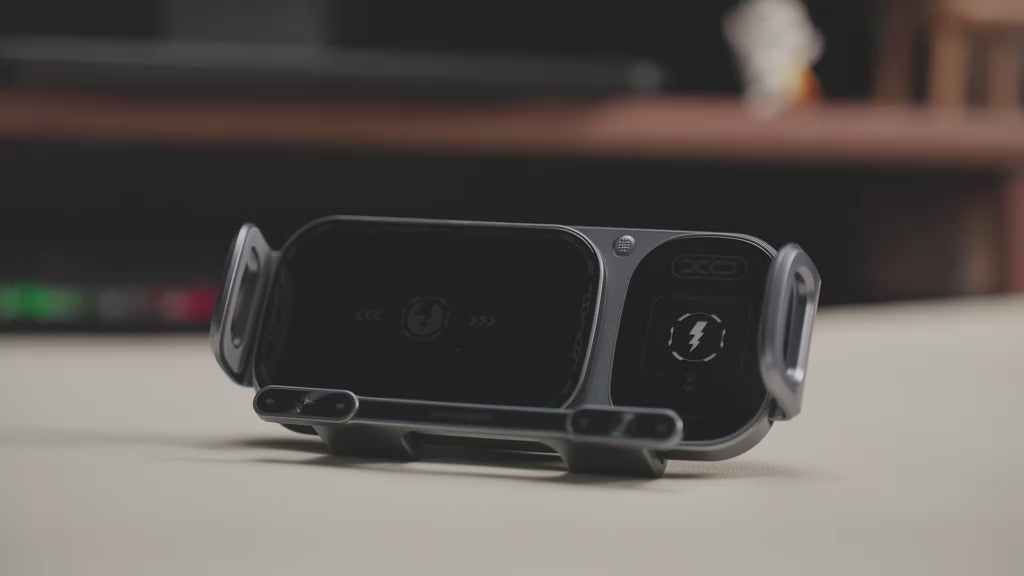 15W Wireless Fast-Charging Car Phone Mount for Foldable & Regular Smartphones
